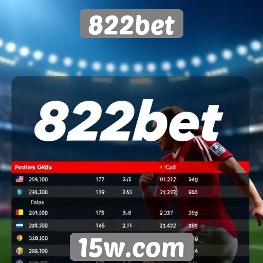 Comparativo das odds oferecidas pelo 822bet